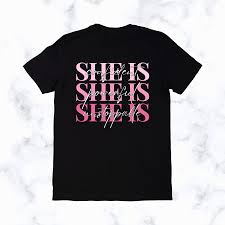 Ladies Pre‑Loved Empowerment Graphic T‑Shirt