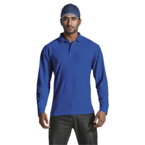 Barron 175g Pique Knit Long Sleeve Golfer Mens